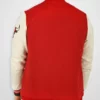 Chicago Bulls Varsity Red and Cream Jacket