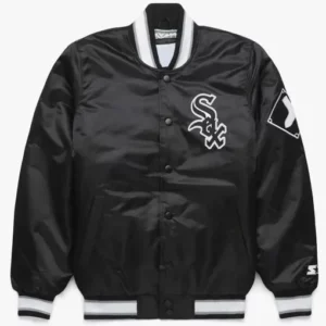 Chicago White Sox Black Bomber Jacket