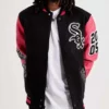 Chicago White Sox Varsity Pink and Black Jacket