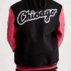 Chicago White Sox Varsity Pink and Black Jacket