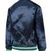 Hardwood Classics Dallas Mavericks Navy Blue Satin Jacket