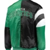 Boston Celtics Leader Kelly Green/Black Color Block Satin Jacket