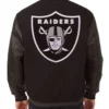 Las Vegas Raiders Embroidered Varsity Black Jacket