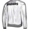 Las Vegas Raiders The Wild Collective Silver Metallic Jacket