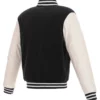 Las Vegas Raiders Varsity Black and White Jacket
