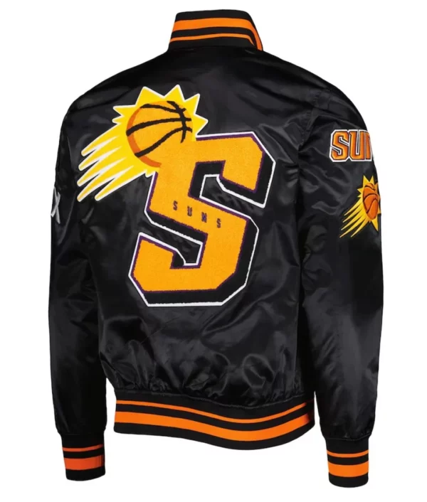 Mash Up Capsule Phoenix Suns Black Satin Jacket