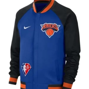Showtime NY Knicks Varsity Black and Blue Jacket
