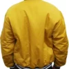 New York Yankees Dugout Mustard Satin Jacket