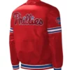 Philadelphia Phillies Midfield Red Satin Jacket