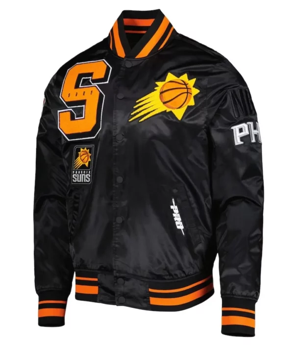 Mash Up Capsule Phoenix Suns Black Satin Jacket
