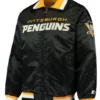 Starter Pittsburgh Penguins Bomber Black Jacket