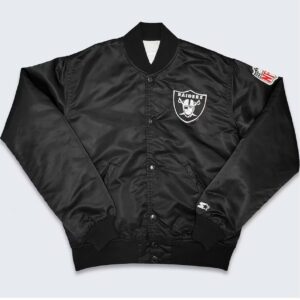 NFL Los Angeles Raiders Black Bomber Jacket