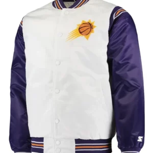 White/Purple Phoenix Suns Renegade Jacket