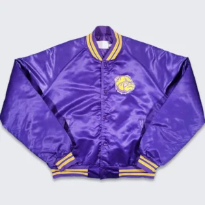 80’s Western Illinois Leathernecks Bomber Jacket