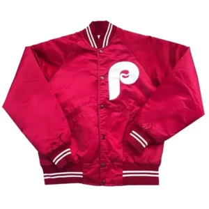 1980’s Philadelphia Phillies Red Varsity Jacket