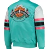 Hardwood Classics All-Star NBA Weekend 1996 Teal Satin Jacket