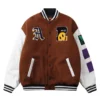 Asap Rocky AWGE All Smiles Smiley Varsity Jacket