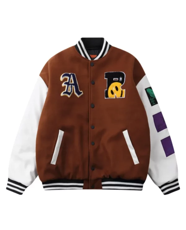 Asap Rocky AWGE All Smiles Smiley Varsity Jacket