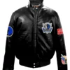 Dallas Mavericks Full Leather Puffer Jacket