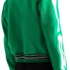 Amiri Bones Letterman Green Jacket