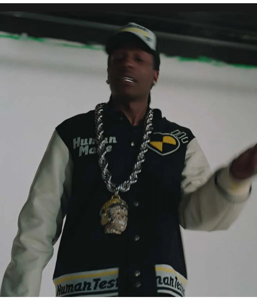 Human Made Asap Rocky Varsity Jacket - LA Jacket