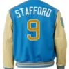 Detroit Lions Matthew Stafford 9 Varsity Jacket