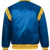 Golden State Warriors Enforcer Throwback Royal Blue Satin Jacket