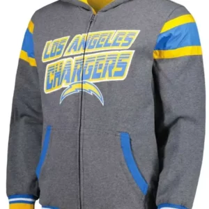 Los Angeles Chargers Extreme Gray Hoodie