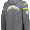Los Angeles Chargers Extreme Gray Hoodie