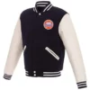 Varsity Houston Astros Navy Blue and White Jacket