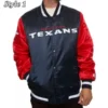 Houston Texans Enforcer Red/Navy Satin Jacket