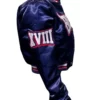 Howard University Bison Blue Satin Jacket