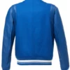 Stadium MCM Logo Blue Varsity Jacket