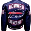 Howard University Bison Blue Satin Jacket