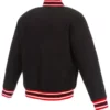 New York Red Bulls Black Varsity Bomber Jacket