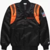 NFL Black Bengals Satin Jacket