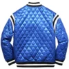 Supreme Diamond Varsity Quilted Blue Jacket