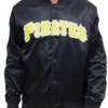 Pittsburgh Pirates Wordmark Black Bomber Jacket