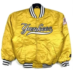 Men’s Yankees Bomber Satin Jacket