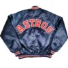 80’s Houston Astros Navy Blue Satin Jacket