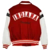 80’s Indiana Hoosiers Red and White Varsity Jacket
