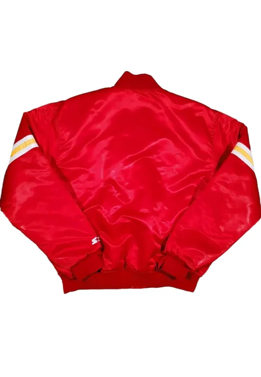 80’s Kansas City Chiefs Red Satin Jacket