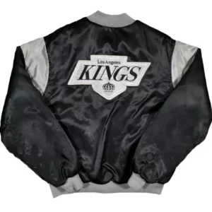 80’s Los Angles Kings Black Satin Jacket