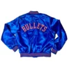 80’s Washington Bullets Blue Satin Jacket