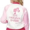 Barbie x Vintage Pink Satin Bomber Jacket