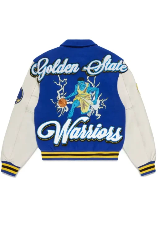 Eva Purdy Golden State Warriors Varsity Jacket