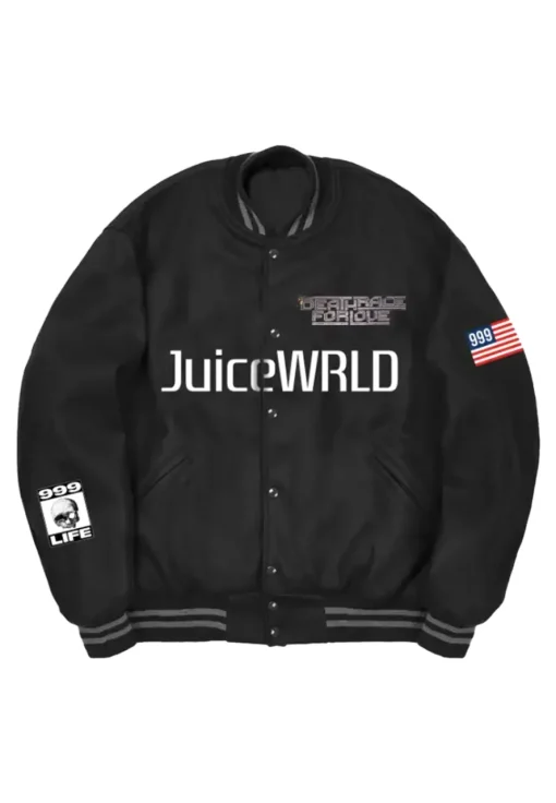Juice Wrld 999 Life Black Jacket