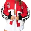Loiter Racing Red Varsity Jacket