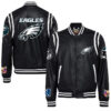 Philadelphia Eagles Jeff Hamilton Full-Snap Black Jacket