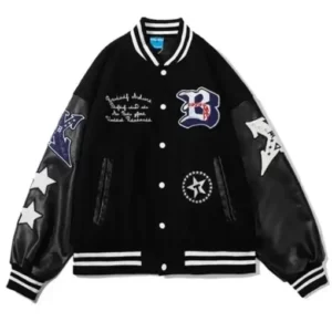 The Unrivaled Streetwear Black Varsity Jacket